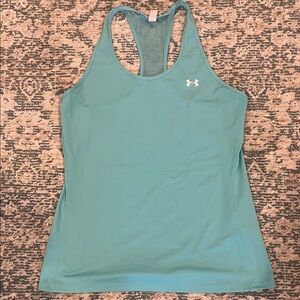 Under Armour Women's Teal Performance Racerback Tank